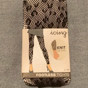 Cheetah print footless tights!